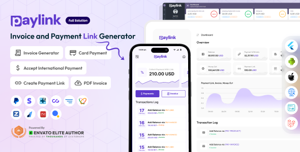 PayLink - Invoice and Payment Link Generator Full Solution